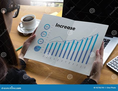 Sales Many Charts and Graphs Business Increase Revenue Shares Co Stock ...