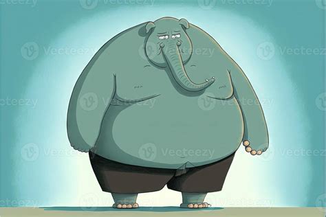 fat Elephant illustration 23927417 Stock Photo at Vecteezy