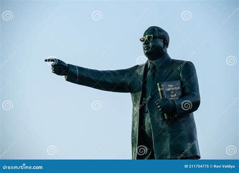 Statue Of Bhimrao Ramji Ambedkar. Town Hall, Mysore, Karnataka, India ...