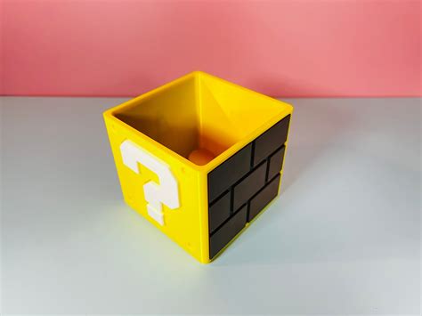 Mario Coin Bank / Question Mark Block Piggy Bank / Game Room - Etsy