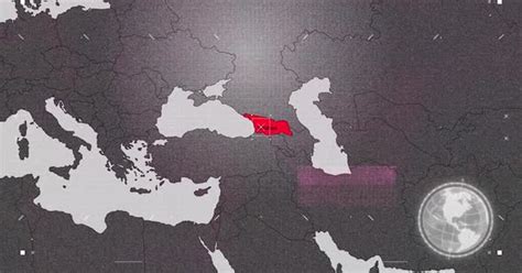 Georgia Map Red And Gray With Effects, Backgrounds Motion Graphics ft ...