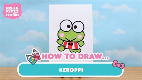 How To Draw Keroppi | Hello Kitty Crafts - YouTube