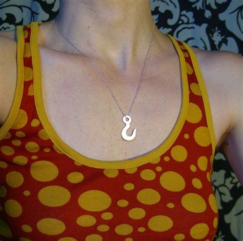 HOOK Sterling Silver Necklace - Etsy