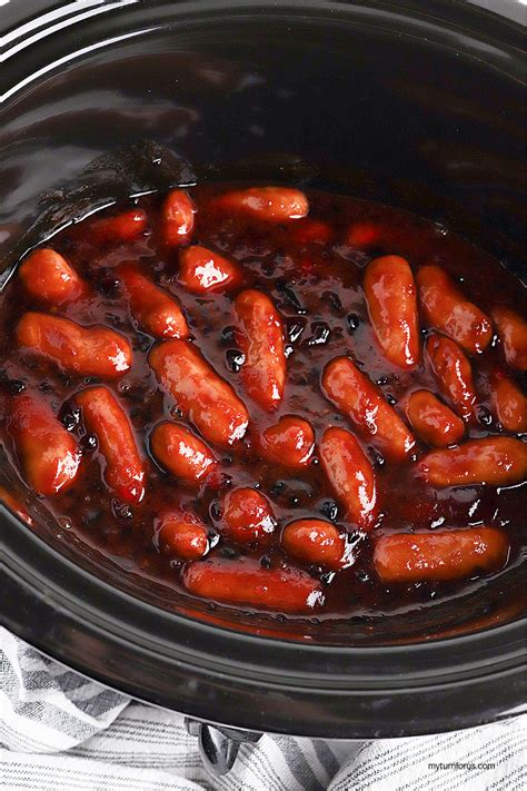 Sweet and Spicy Little Smokies - My Turn for Us