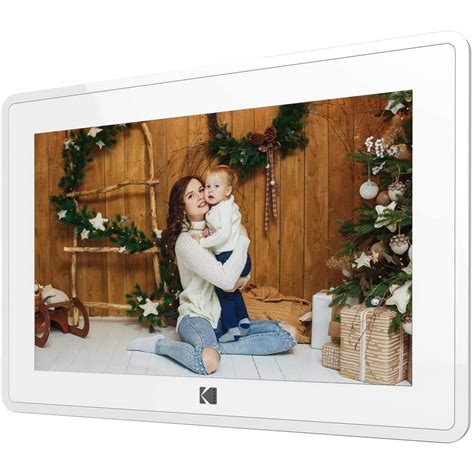 Kodak 10" WiFi Enable Digital Photo Frame RCF-106 (White) - Walmart.com - Walmart.com