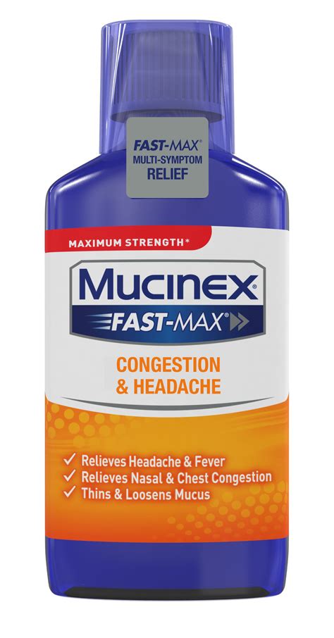 Mucinex Fast Max Severe Cold Dosage Chart - Best Picture Of Chart ...