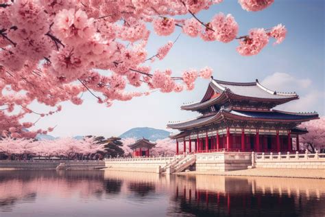 Beautiful Gyeongbokgung Palace in Seoul, South Korea, Gyeongbokgung ...