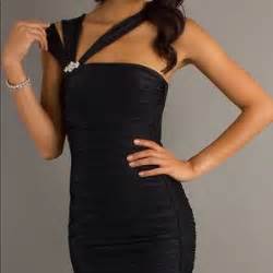 Atria Clothing | Dresses | Off The Shoulder Black Cocktail Dress By ...