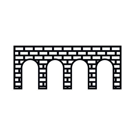 Bridge icon, outline style 14482030 Vector Art at Vecteezy