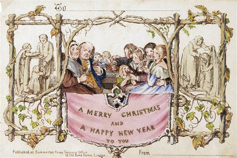 The First Ever Commercially Made Christmas Card from 1843 is Now Up For Sale