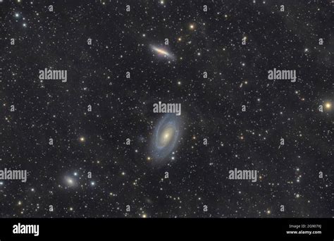 Astrophotography of M81 galaxy group Stock Photo - Alamy