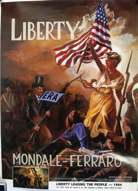 Lot Detail - Mondale-Ferraro Liberty Poster