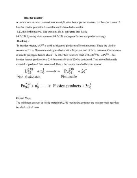 Breeder reactor A nuclear reactor with conversion or multiplication