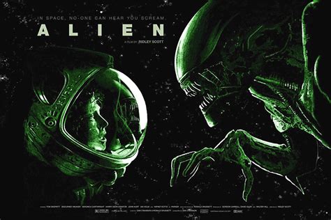 Alien by Adam Edwards - Home of the Alternative Movie Poster -AMP-