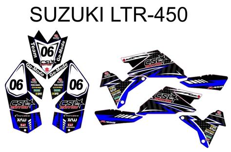 Suzuki LTR 450 Graphics d12 – Krazygraphics.com