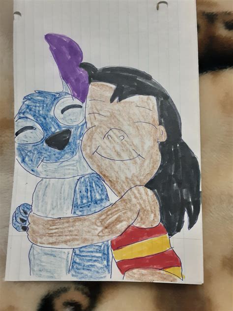 Lilo hugging stitch by aliciamartin851 on DeviantArt