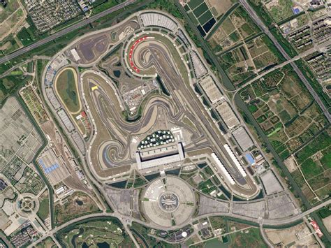 stunning view of Shanghai International Circuit Hi-res. : formula1