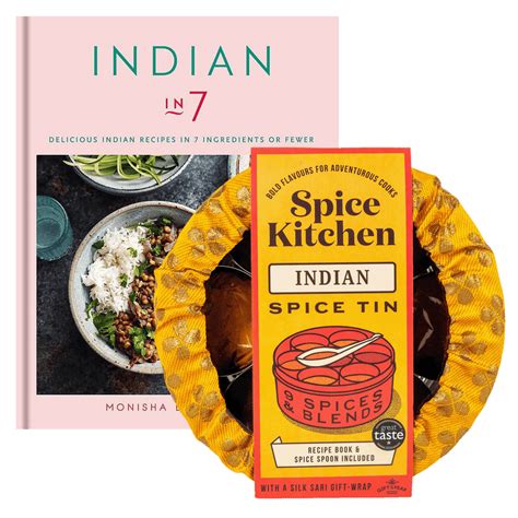 'Indian in 7' Cookbook & Indian Spice Tin (Signed) | Spice Kitchen