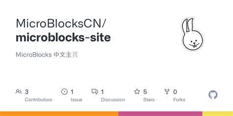 MicroBlocksCN microblocks-site · Discussions · GitHub