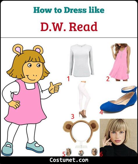 D.W. Read (Arthur) Costume for Cosplay & Halloween 2023 | Arthur costume, Arthur halloween ...