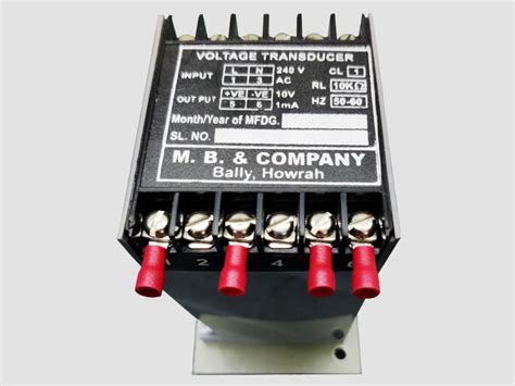 Voltage Transducer - MBCom Powertech - Indian Railway Battery Charger Manufacturer In Kolkata ...