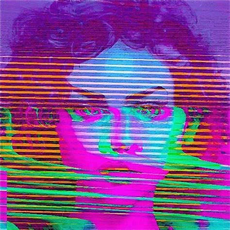 Neon nights, hazy dreams, and a will to survive. #glitchy #neon # ...