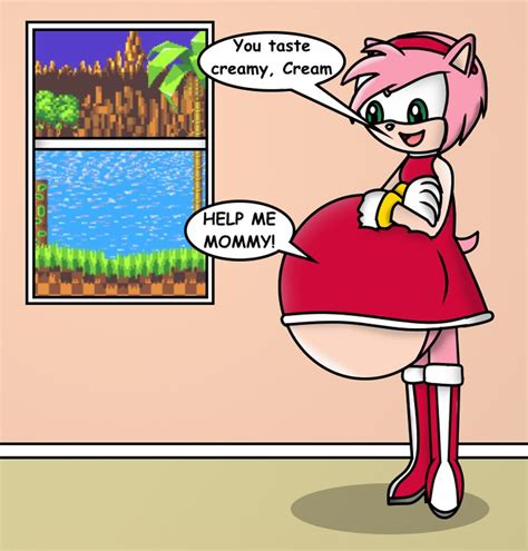 Amy ate Cream by CandianMatt on DeviantArt