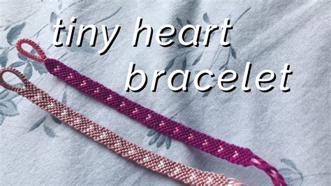 tiny heart bracelet tutorial ♡ (beginner) - YouTube