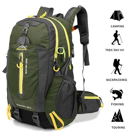 40L Waterproof Climbing Tactical Rucksack Travel Hiking Best Review - LightBagTravel.com One of ...