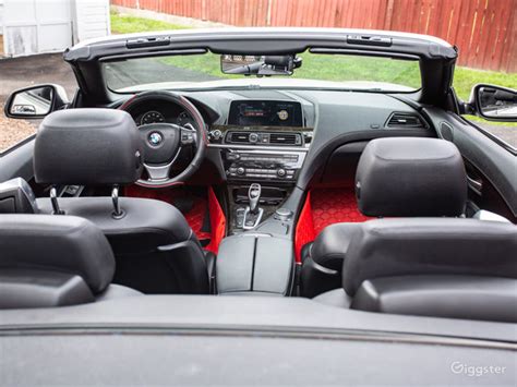 White BMW 640i convertible | Rent this location on Giggster