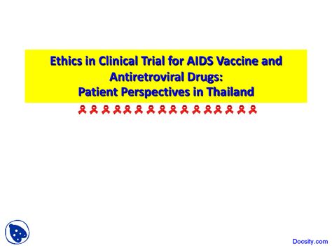 Ethics in Clinical Trial - Biotechnology Culture and Human Values ...