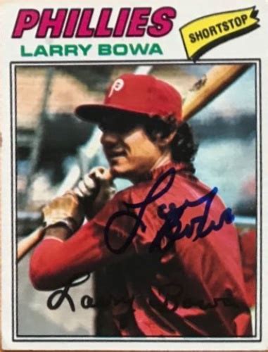 Larry Bowa Autographs and Memorabilia | Sports, Baseball