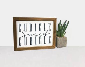 Funny cubicle sign | Etsy