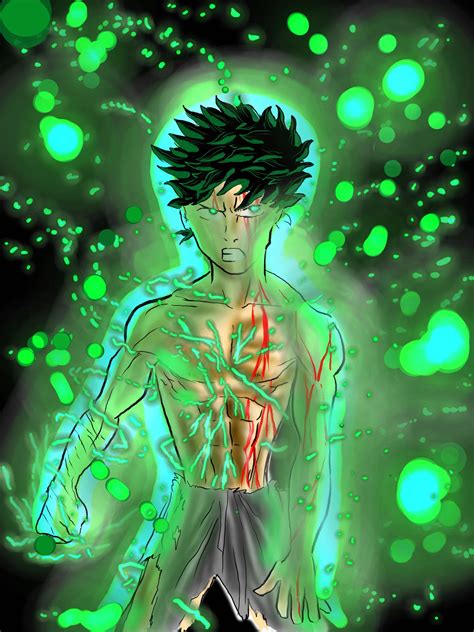 Deku one for all by KreativeDrK on DeviantArt