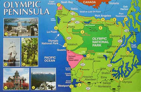 Olympic Peninsula map from Maddeleine5, US - a photo on Flickriver