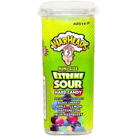 Warheads Mini Size Extreme Sour Hard Candy 49g | Woolworths