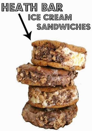 BEAUTY & THE BEARD: BEST BITES: HEATH BAR ICE CREAM SANDWICHES