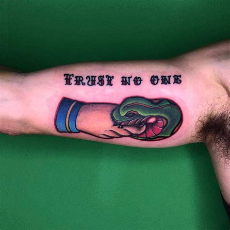 Trust No One Tattoo Ideas for the Fearless