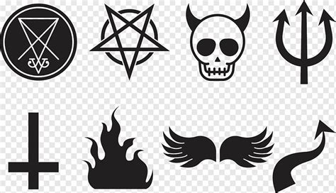 Lucifer and devil icons, png | PNGWing