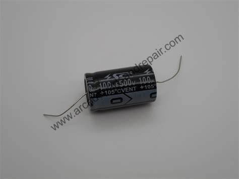 100uF 500V Axial Capacitor 105C - Arcade Parts and Repair