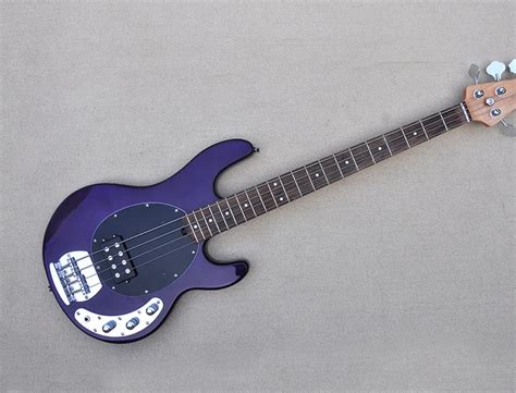 Purple-Body-4-Strings-Electric-Bass-Guitar-Rosewood-Fingerboard-Chrome-Hardware-Provide ...