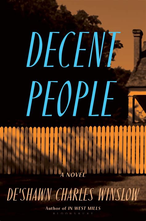 Book review of Decent People by De'Shawn Charles Winslow