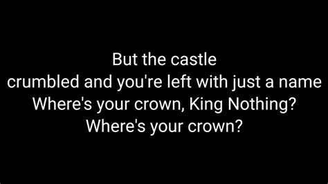 Metallica - King Nothing (Lyrics) - YouTube