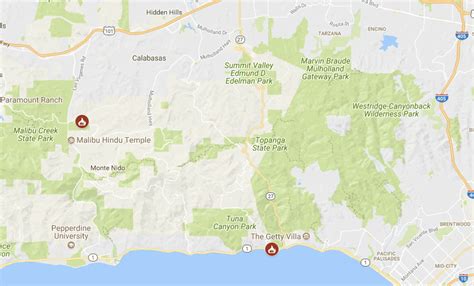 2 brush fires burning in Malibu | 89.3 KPCC