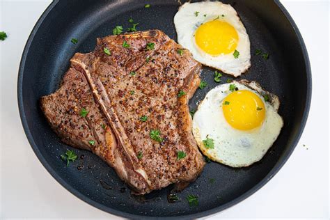 Steak and Eggs Recipe - The Kitchen Magpie