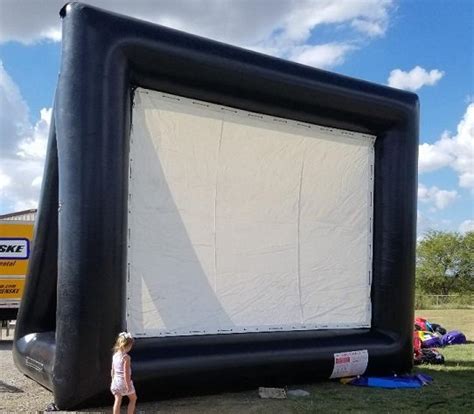 Inflatable Movie Screen Rental Backyard | Fort Worth