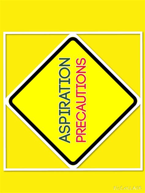 Precautions in Nursing: Yellow Caution Sign