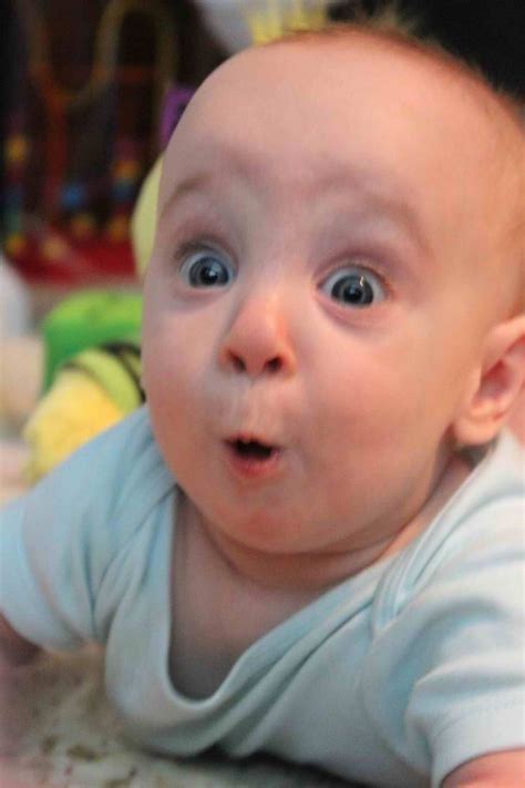 Surprise face, Funny baby faces, Surprised face meme