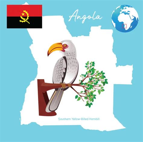 Angola national flag image Royalty Free Stock SVG Vector