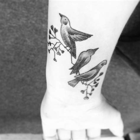 Three Little Birds tattoo | Little bird tattoos, Birds tattoo, Three little birds